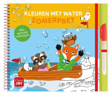 Coloriage Clavis avec de l'eau - plaisirs d'été