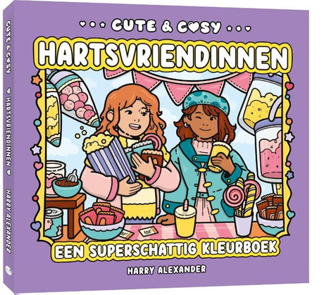 Kluitman livre de coloriage mignon et confortable des meilleurs amis