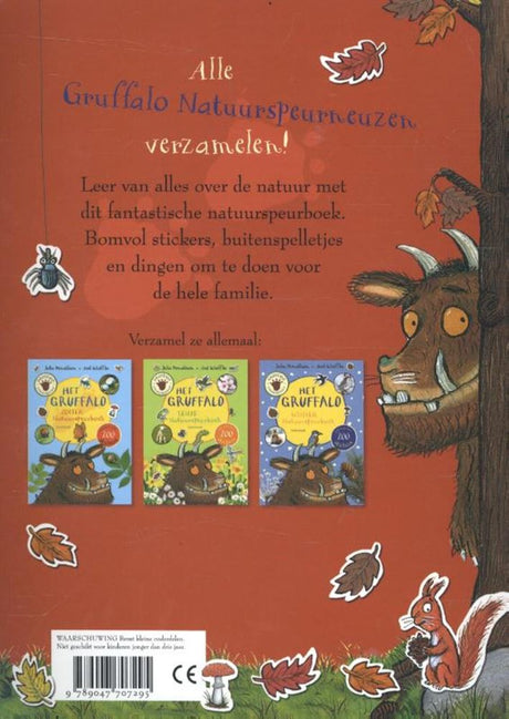 Maison centrale du livre Gruffalo livre de recherche sur la nature d'automne