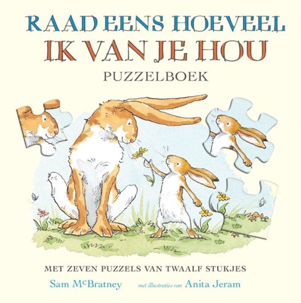 Livre de puzzles Lemniscaat, devine combien je t'aime