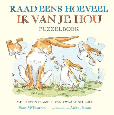 Livre de puzzles Lemniscaat, devine combien je t'aime