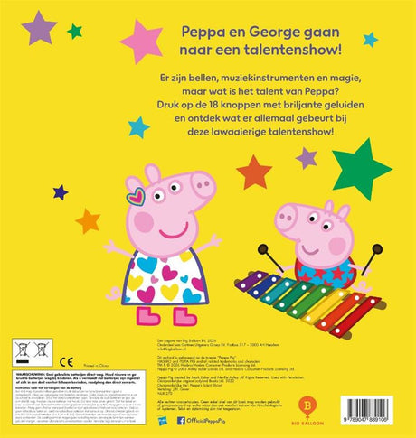 Livre sonore Peppa est une star ! 2+