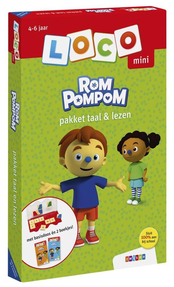 WPG Uitgevers Mini Loco - Langue du package Rompompom Lire (4-6 ans)