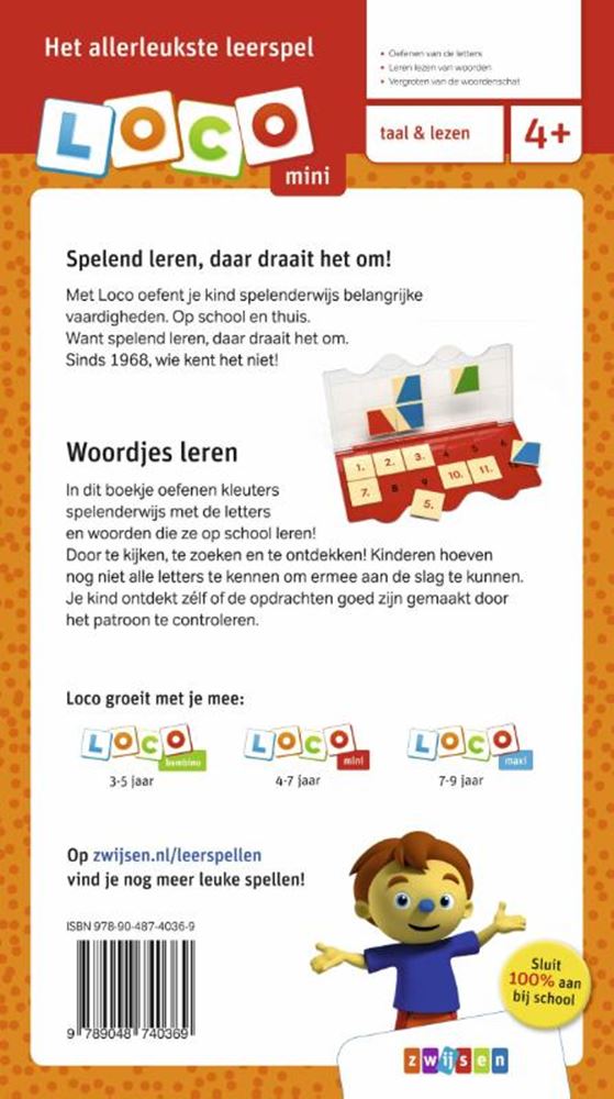 WPG Publishers Mini Loco - Rompom I Learn Words (4-6 ans)