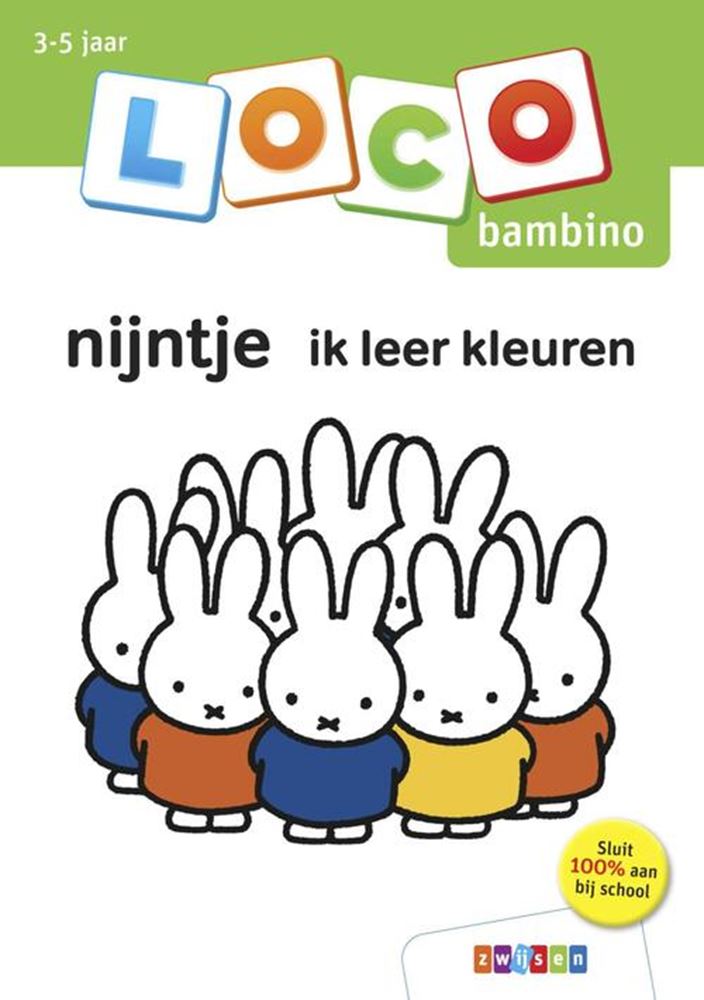 WPG Publishers Bambino Loco - Miffy J'apprends à colorier (3-5 ans)