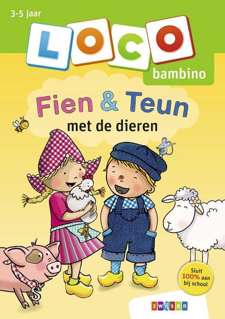 Cahier d'exercices loco pour jouer avec les animaux