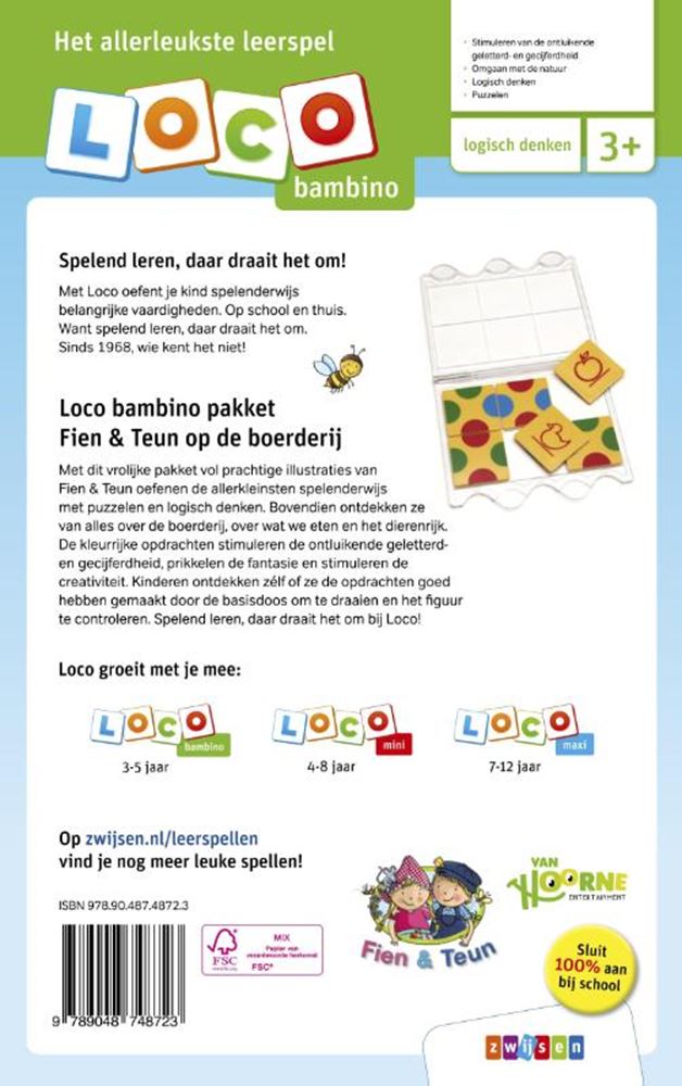 Forfait Loco bambino fien teun à la ferme