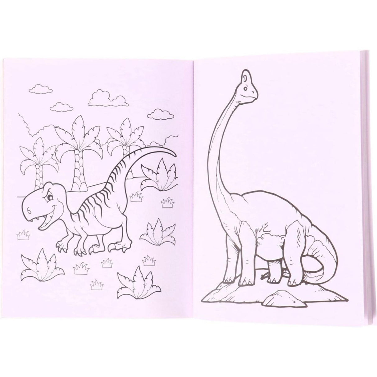 Mon livre de coloriage Dino le plus mignon, 48 pages.