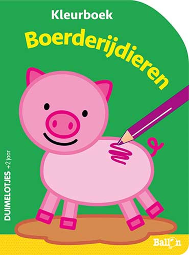 Thumbelots Farm Animals Coloring Livre