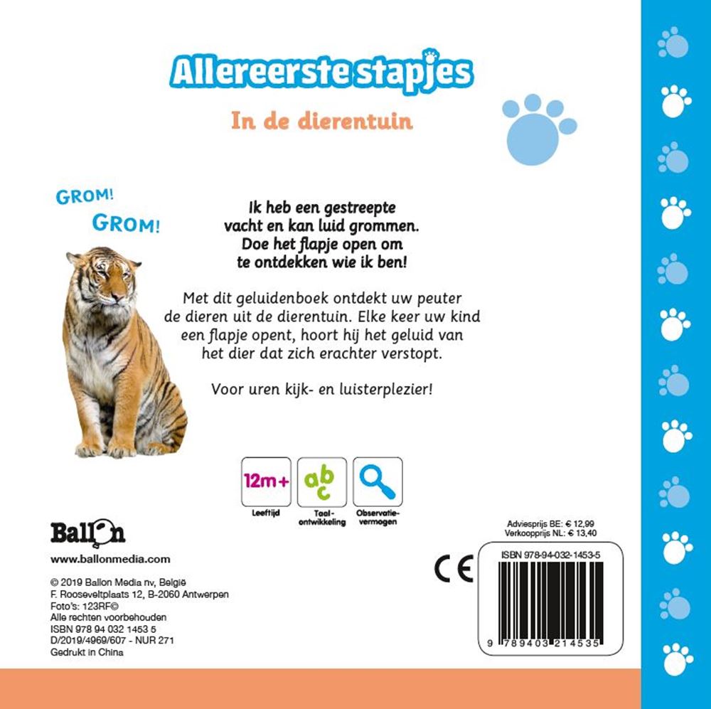 Éditeur standard au zoo - Livret de sons