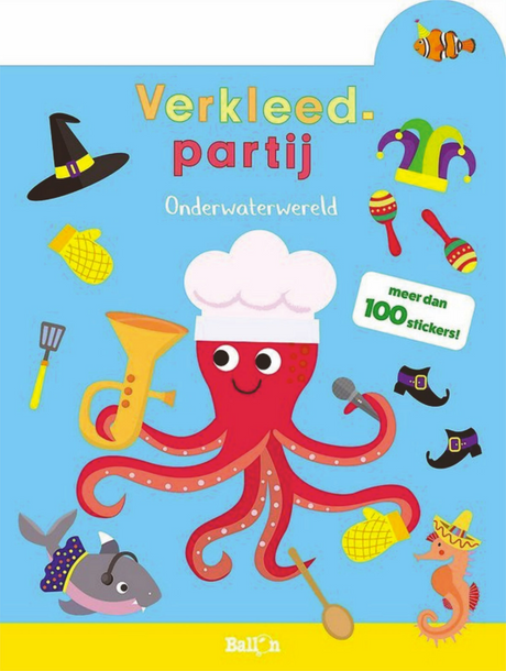 Habiller la fête StickerBoek: MONDE SURWATER