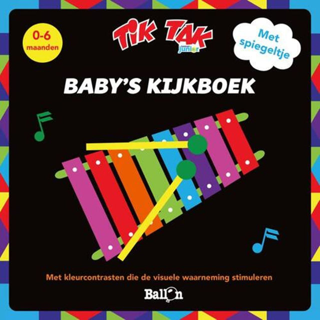 Tic tac éditeur standard - livre de visualisation pour bébé 0-6 mois