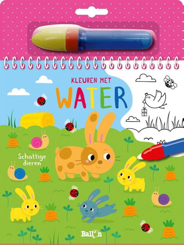 Coloriage standard d'édition à l'eau - animaux mignons