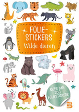 Autocollants à paillettes d'éditeur standard - animaux sauvages