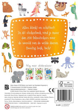 Autocollants à paillettes d'éditeur standard - animaux sauvages