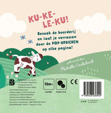 Éditeur standard mon premier livre pop-up : à la ferme 12m+