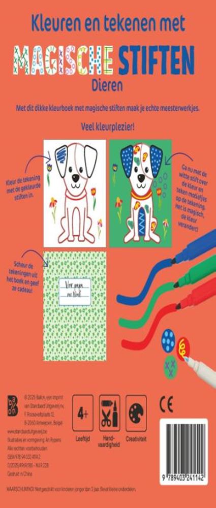 Standard maison d'édition coloriage et dessin aux feutres magiques - animaux