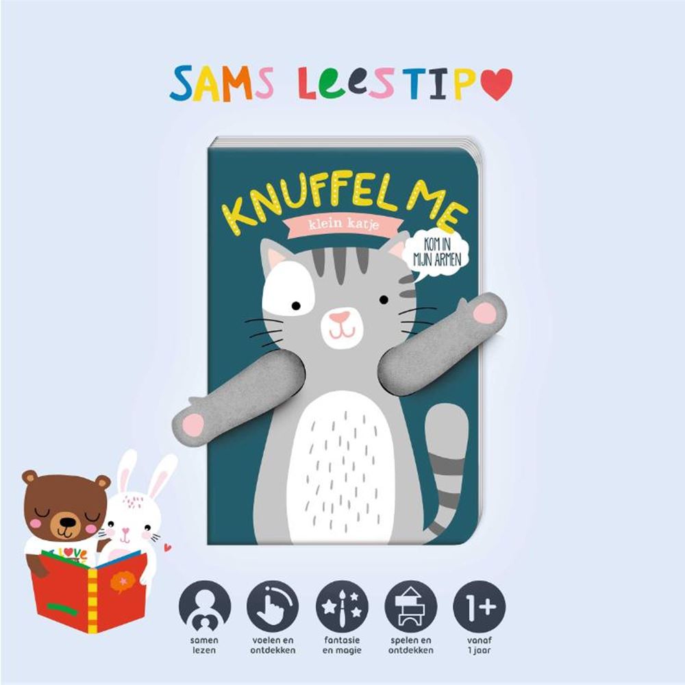 Les livres d'images m'embrassent - petit chaton