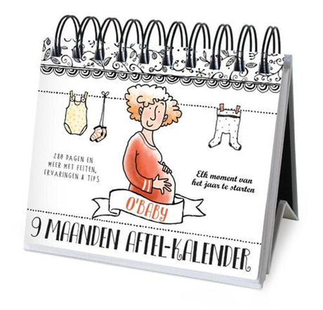 Imagebooks o'baby Calendrier compte à rebours de 9 mois