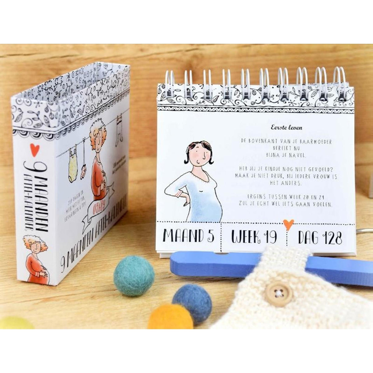 Imagebooks o'baby Calendrier compte à rebours de 9 mois