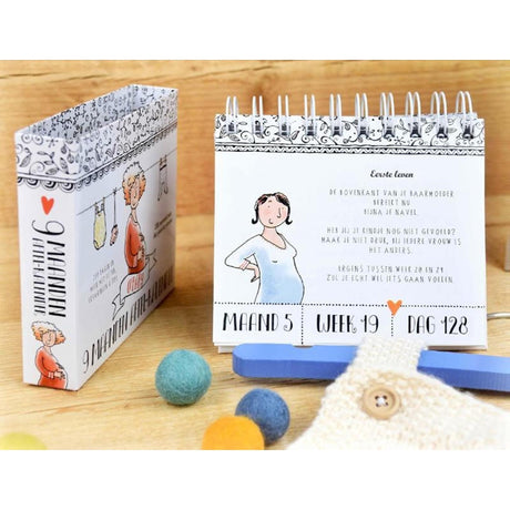 Imagebooks o'baby Calendrier compte à rebours de 9 mois
