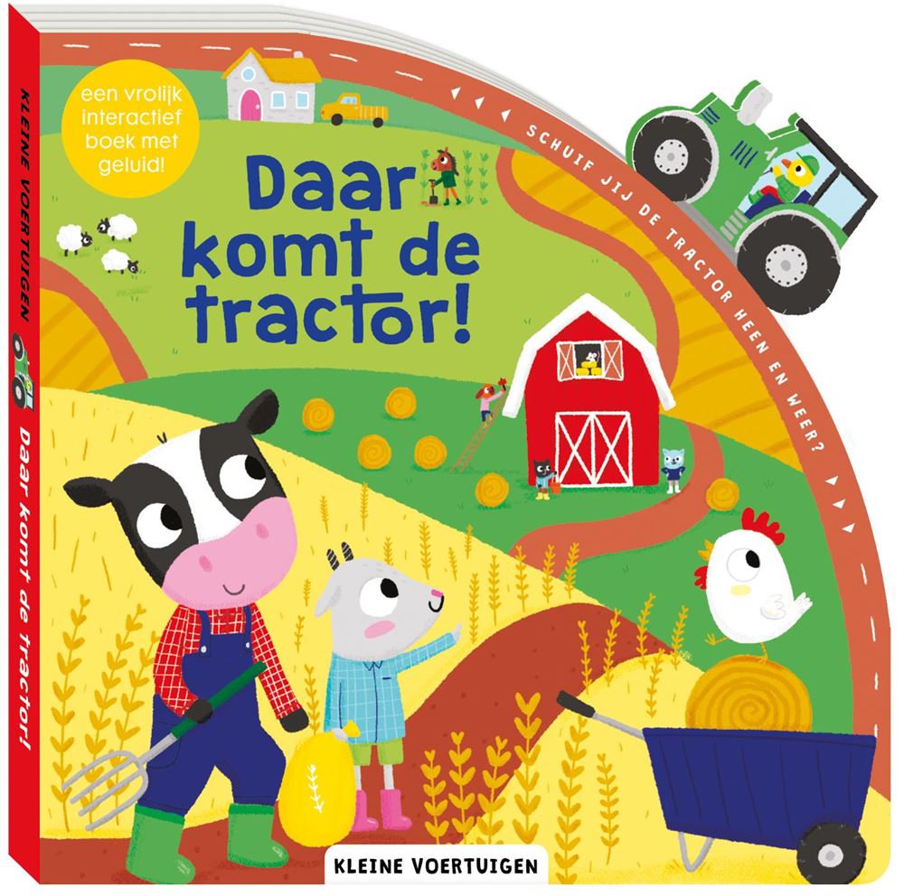 Livres d'images petits véhicules - voici le tracteur