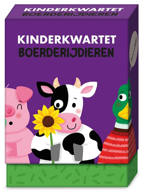 Quatuor d'images pour enfants - animaux de la ferme