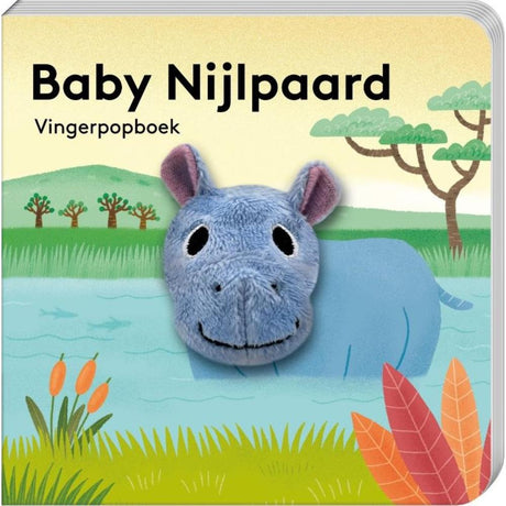 Livres d'images, livre de marionnettes à doigt, bébé hippopotame sauvage