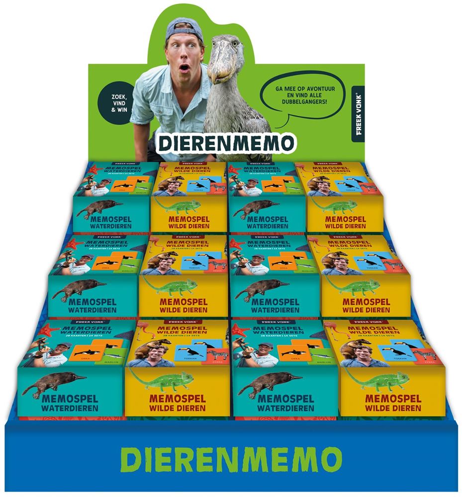 Freek Spark - Jeu de mémo sur les animaux sauvages et les animaux aquatiques