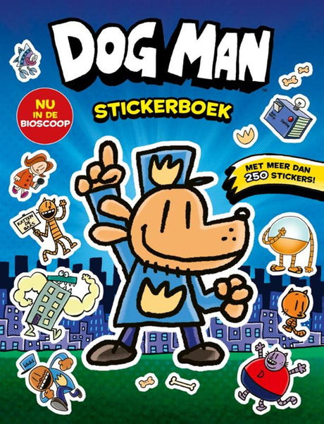 Livre d'autocollants homme-chien Centraal Boekhuis. tout
