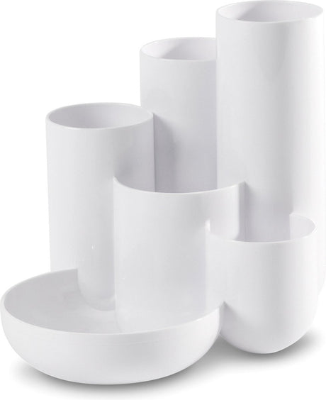 Étui à stylos Han - campus - 6 compartiments - blanc - ha-17480-12