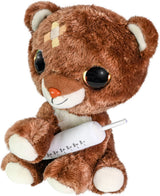 Lumo stars peluche guérissez-vous - ours brun avec seringue, 15cm