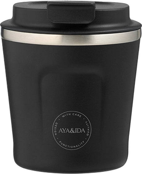Aya ida aya ida - cup2go - tasse à café - café à emporter - tasse de voyage - à emporter avec soi - 240ml - noir mat nouveau
