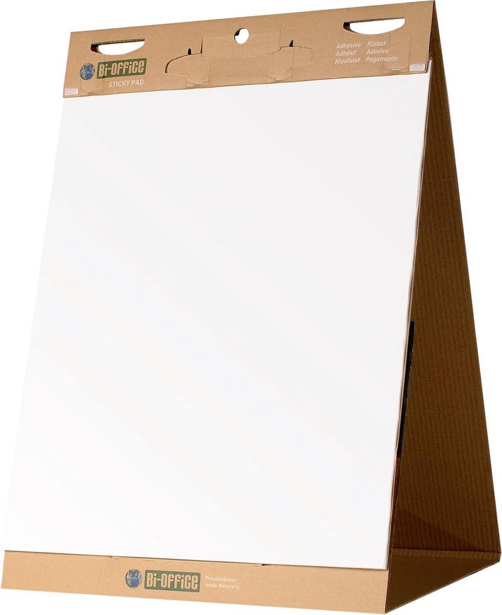 Table bi-office Bisilque - paperboard - paperboard earth-it - 20 feuilles - papier autocollant - support intégré