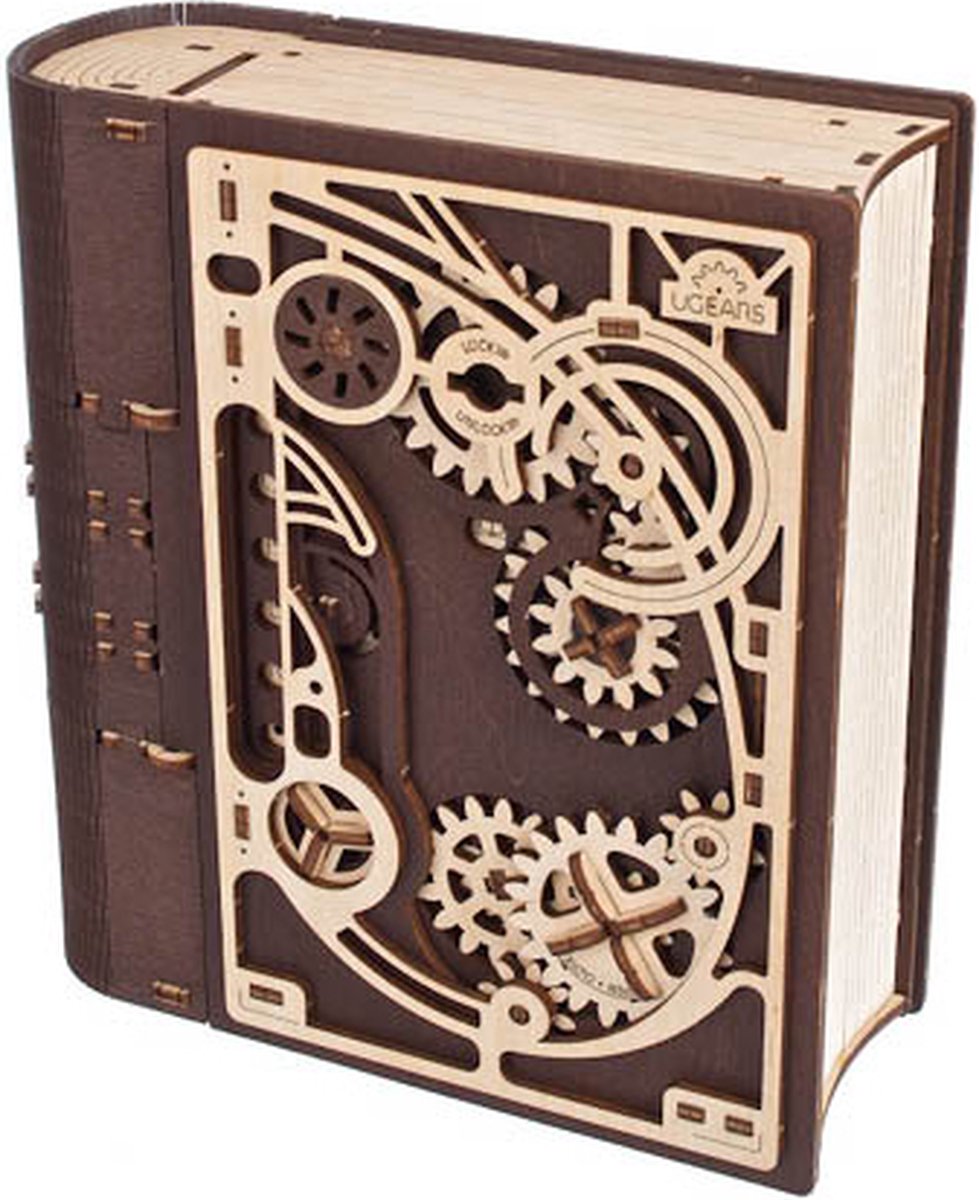 Modèle 3D en bois Ugears - livre des secrets