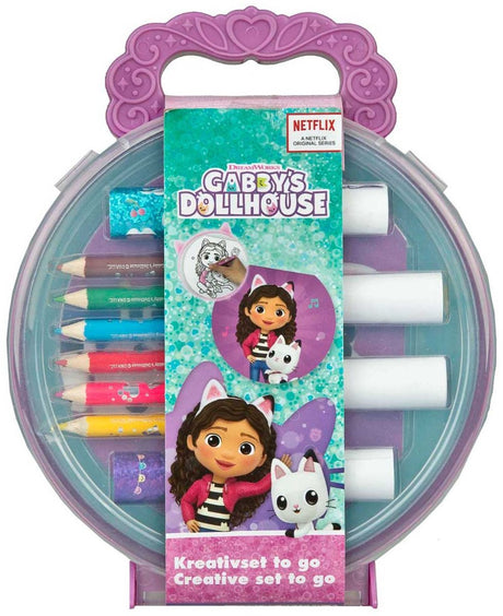 Ensemble de coloriage créatif pour maison de poupée Undercover Gabby, dans un étui