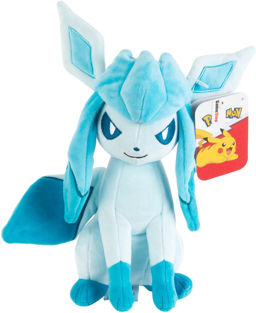 Jazwares peluche pokémon glaceon, 20cm