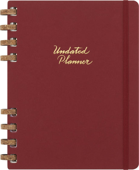 Planificateur à spirale non daté Moleskine - xl - cerise