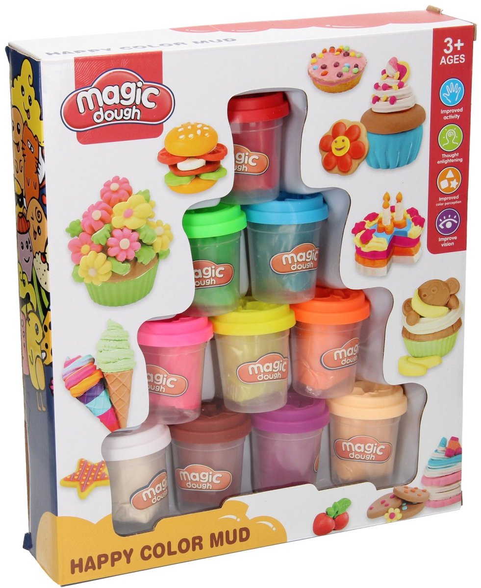 Variation du set d'argile - 10 pots en argile