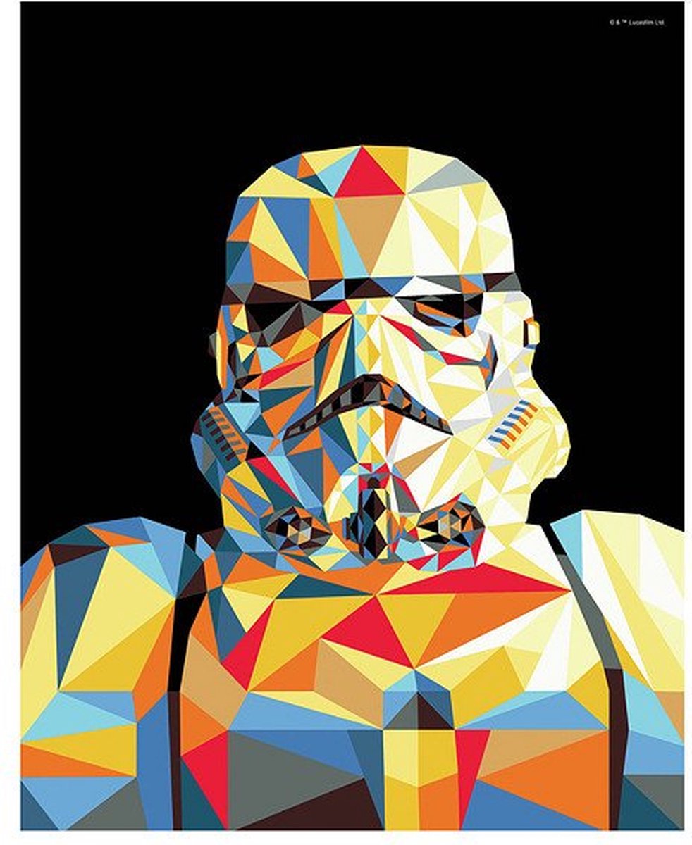 Ravensburger crée une peinture par numéro - Star Wars - Stormtrooper