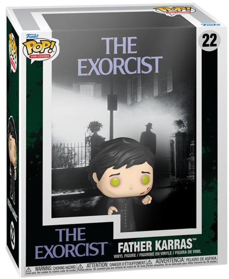 Funko l'exorciste Damien Karras (pop ! couvertures vhs) figurine en vinyle 22 pop unisexe ! - neutre - standard