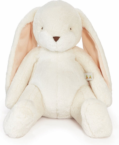 Bunnies by the bay grignoter lapin - peluche - détails brodés - 46 cm - crème
