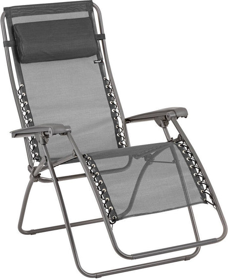 Lafuma rsxa - fauteuil relax - pliable - réglable - zéro gravité - noir