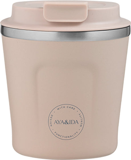 Aya ida aya ida - cup2go - tasse à café - café à emporter - tasse de voyage - à emporter - 240ml - beige crème nouveau