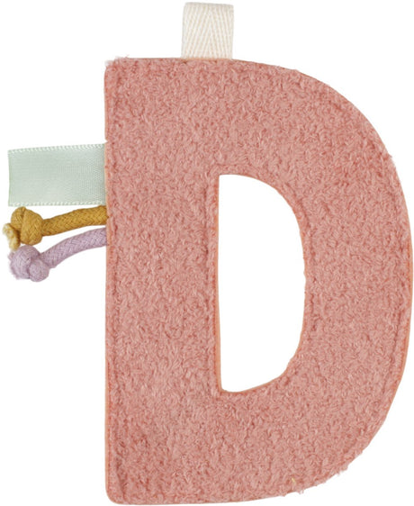 Little dutch slinger element - letter d - roze