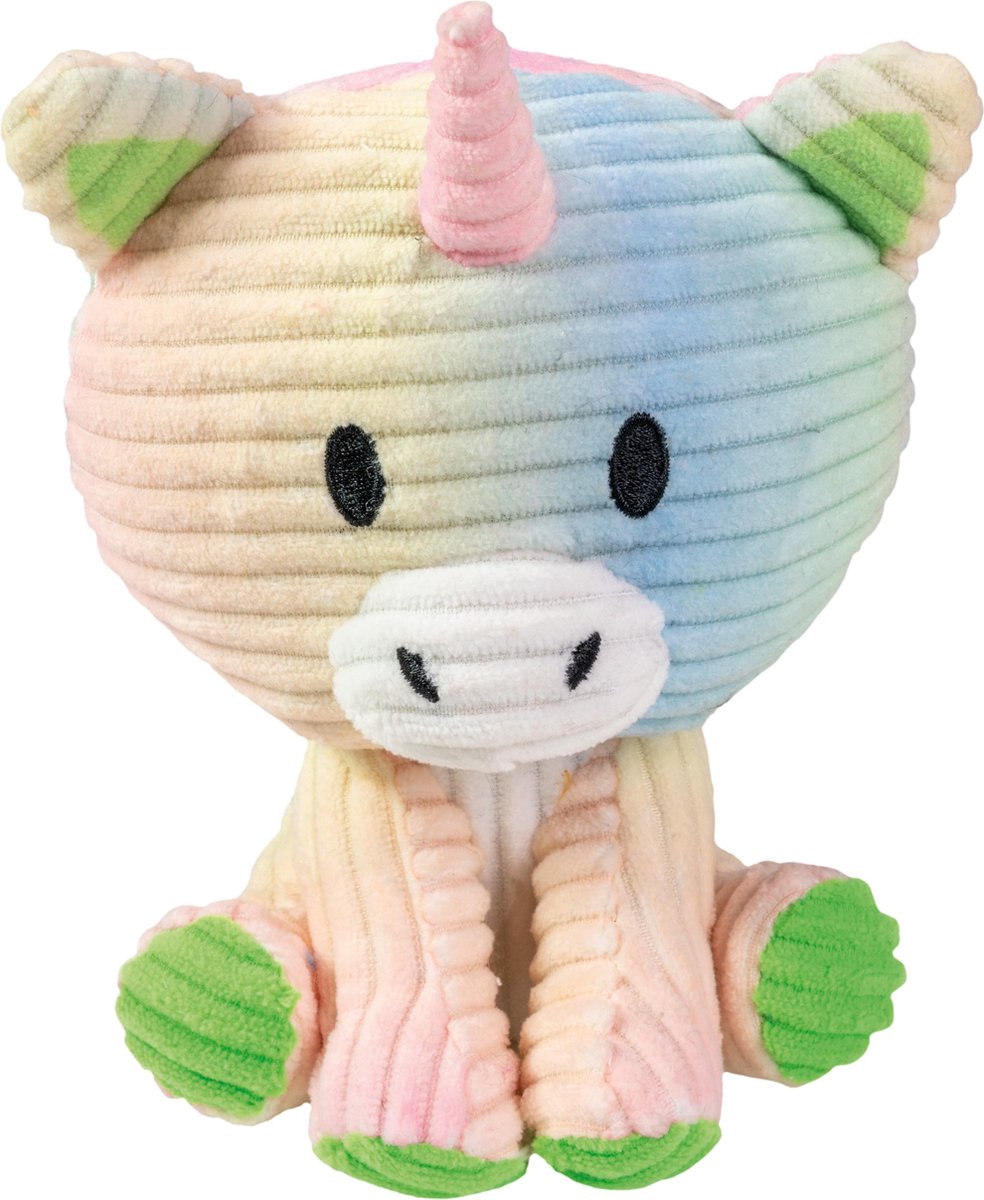 Lumo étoiles peluche velours - licorne arc-en-ciel, 15cm