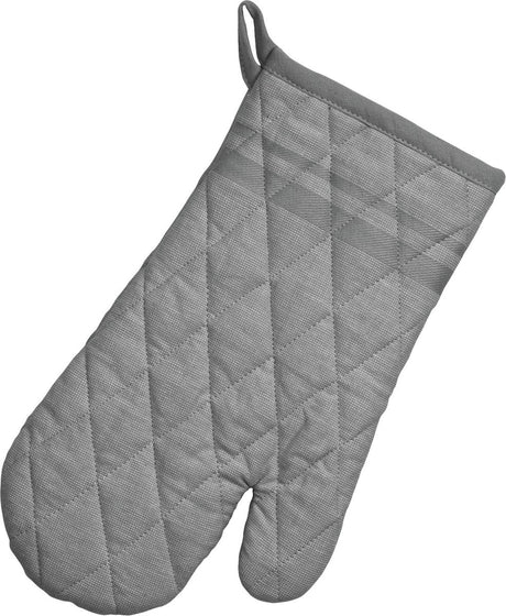 Kela gant de cuisine, gant de cuisine, lot de 4, coton, gris foncé avec rayures, 31 x 18 cm - | tia