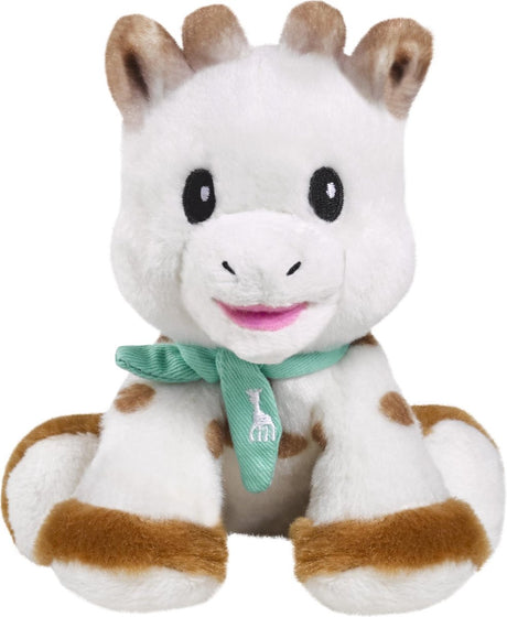 Mini peluche Sophie la girafe - peluche - lavable en machine - pattes lestées - dès 0 mois - 14x8x16,5 cm - microvelours