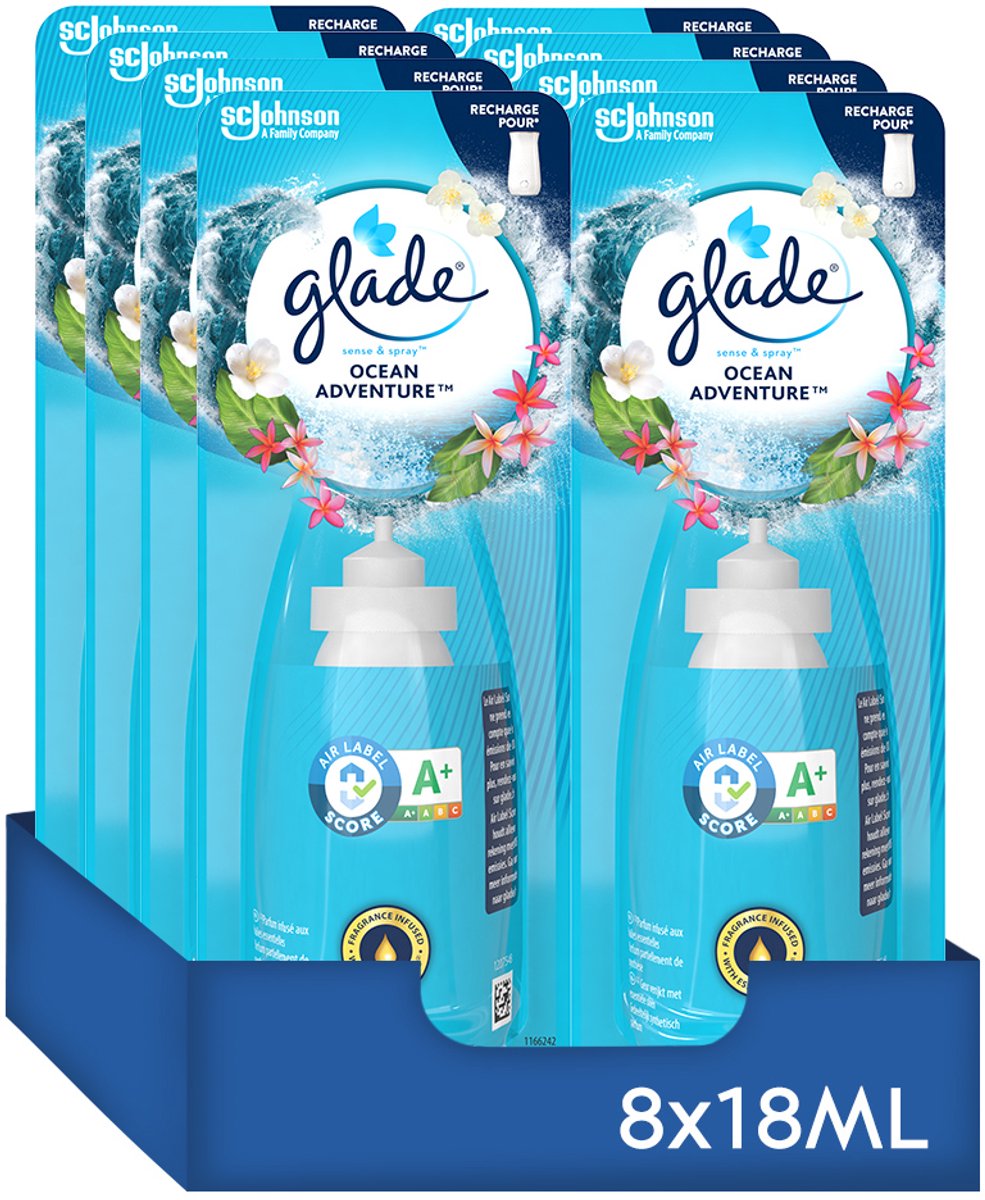 Glade sense spray recharge aventure océanique