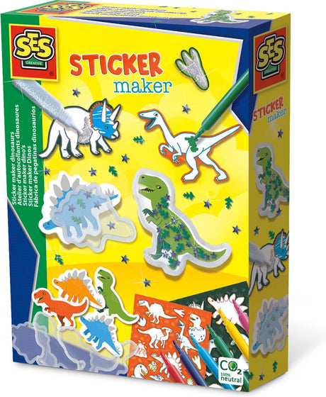 Créez ses autocollants dino | 8 pièces